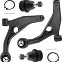 4Pcs Front Suspension Kit, Lower Control Arm & Ball Joint, For Dodge Avenger 2008-2011, For Chrysler Sebring 2007-2009, K641333 K641334 K500120