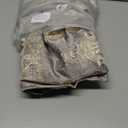 Loom and Mill Luxury Waterfall Valances for Windows, Jacquard Thick Swag Waterfall Curtains Valance with Tassels for Living Room, Bedroom Party Banquet Decorations (Grey, W59 Inch, 1 Panel)