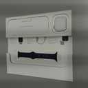 Apple Watch Series 9 [GPS + Cellular 41mm] Smartwatch with Silver Stainless Steel Case with Storm Blue Sport Band S/M. Fitness Tracker, Blood Oxygen & ECG Apps, Always-On Retina Display