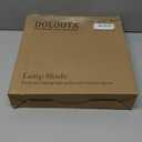 Cream Octagonal Bell Lamp Shades Set of 2, 6.5" Top x 13" Bottom x 10.6" Height  Medium Fabric Shade for Table Lamps, Modern Farmhouse & Minimalist Home Decor, Spider Fitter(harp not included)