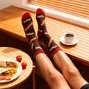 Funny Food Socks for Man and Woman,6 Pcs Food Lovers Fun Cozy Crazy Novelty Fashion Cotton Socks