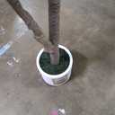 Artificial Olive Tree 7FT, Indoor Fake Silk Plant with Realistic Trunk, Leaves, Fruits and White Planter, Faux Potted Tree for Home Decor and Housewarming Gift, 1 Pack