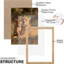 11x14 Picture frame set of 3, Modern Style woode frames Wall Mounting Horizontally or Vertically, 11 x 14 Wall Gallery Poster Photo Frame with Shatter Resistant Plexiglass,best gift