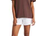 Reebok Women's Embroidery Hit All Short Sleeve Crewneck T-Shirt, Oversized Fit, Lightweight Stretch Cotton Fabric, Large