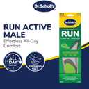Dr. Scholl's Run Active Comfort Insoles,Trim to Fit Inserts (1 Pair (Pack of 1))