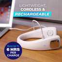 Arctic Air Freedom Touch Personal Neck Fan, 3-Speed Rechargeable Cooling Device, Long-lasting, Lightweight Portable Neck Cooler, Flexible Band & Thermo-Electric Cooling Plate for Hot Weather