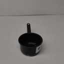 MIRRO 1.25qt Enamel Saucepan, Black (1.3 Quarts)