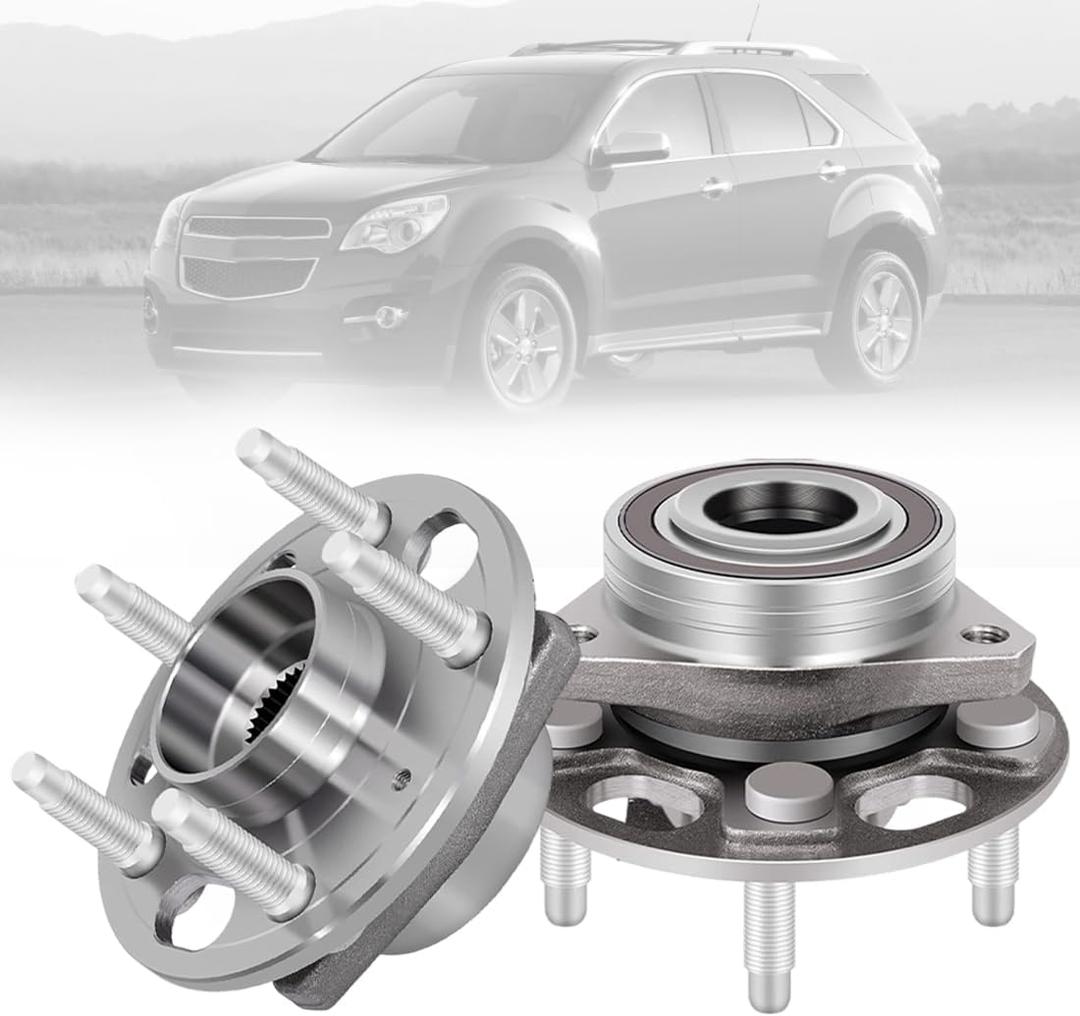 2PCS Wheel Hub Bearing Assembly 5 Lugs with ABS  Compatible with FIT 20102017 Equinox, Regal, Lacrosse, Malibu, CTS, Terrain, Impala, XTS  Replace OE# 513288