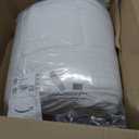 Serta ComfortSure Queen Mattress Cover, Fitted Pillow Top Mattress Pad, Super Soft and Breathable Quilted Cotton Protector with 18" Elastic Deep Pockets for Secure Fit, White