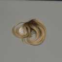 EMMOR Clip in Bangs, 100% Human Hair Bangs with 3 Non-slip Clips, 360Cover Top HairPieces with 5 inch Wispy Fringes for enhancing Women's Facial Features(Ombre Light Blonde)