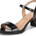 Naturalizer Women's, Bristol Sandal (11 Wide, Black Patent)
