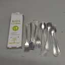Kids Flatware Spoon and Fork Silver