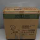 VECELO PU Leather Mid-Back Armless Desk Chair Adjustable Height 360 Rolling Swivel for Home Office Work, Grey