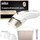 Braun Smart IPL, SilkExpert Pro 5: at Home Laser Hair Removal for Women and Men, Permanent Visible Hair Reduction in Hair Regrowth for Body & Face, Wide Head and Two Precision Heads, IPL5347