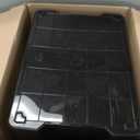 IRIS USA WeatherPro 74 Qt Storage Bins with Lids, 4 Pack, BPA-Free Plastic Gasket Box with Tight Latch and Seal, Stackable Nestable Tote Tub - Black/Red