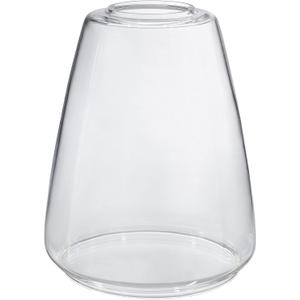 Aspen Creative 23524-60-1, Clear Glass Shade for Lighting Fixture, Pendant, Vanity, Wall Light, Size: 5" D x 6-1/4" H, 5 Inches D X 6.25 Inches H