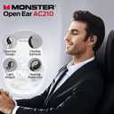 Monster Open Ear AC210 Headphones, Wireless Headphones Bluetooth 5.4 Earphones Stereo Sound,32H Playtime, HD Clear Calls,Fast Charging Touch Control