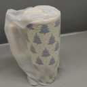 Christmas Gifts for Women, Christmas Tumbler 40 oz Tumbler with Handle and Straw Cup Holder Friendly Insulated Travel Mug Stainless Steel Water Bottle (White Tree)