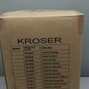 KROSER Hardside Expandable Carry On Luggage with Spinner Wheels & Built-in TSA Lock, Durable Suitcase Rolling Luggage with USB Port, Carry-On 20-Inch, Burgundy