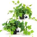 AceList 4 Pack Fake Plants Decor, Artificial Plants for Home Decor Indoor, Fake Ivy Potted Plants for Shelf Decor Realistic Faux Plants Indoor with Pot for Home Living Room Bedroom Office Decoration