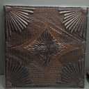 From Plain To Beautiful In Hours 201 Sunset Boulevard PVC 2' x 2' Lay-in or Glue-up Ceiling Tile (Case / 300 sq.ft), Antique Copper, 25 Piece