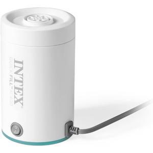 INTEX QuickFill Electric Air Pump: Inflates and Deflates Air Mattresses, Inflatable Kayaks, Boats, Toys (14.1CFM)