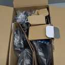 Panasonic Corded Phone/Cordless Phone with Answering Machine, Advanced Call Block and 2-Way Recording, 2 Handsets Expandable up to 6 Cordless Handsets - KX-TGF852B (Black)