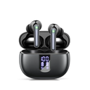 UUI Wireless Earbuds Bluetooth 5.3 Headphones,Ear Buds with LED Diaplay Charging Case Waterproof Deep Bass Stereo -Earphone Black
