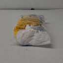 Halloween Yellow Raincoat Costume Kids Girls Jacket Pants Blue Wig Button Glasses Necklace Horror Anime Cosplay L