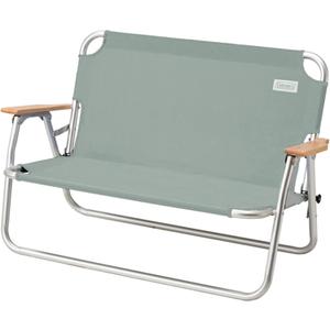 Coleman Living Collection Premium Outdoor Bench, Lightweight Folding Bench Seats 2 People, Supports up to 450lbs, Great for Patio, Yard, Deck, Campsite, Tailgate, & More