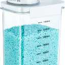 Tokokimo Laundry Detergent Dispenser - Powder Container & Scent Booster Beads Dispenser for Laundry Room Organization (61 oz-1 pack)