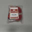 Lionet Paws Silk Collar and Leash Set, Adjustable Comfortable Red Collar with Metal Buckle for Small to Large Dogs, Neck 16-24 Inches