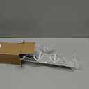 SKOLOO Over The Door Hook - for Doors up to 1-3/4'' Thickness, Metal Door Hanger with 5 Triple Hooks, Over The Door Hanger for Coats, Hats,Towels, White, Assembly Required