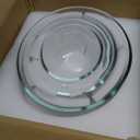 Glass Mixing Bowls with Lids Set of 5(4.78QT,2.2QT,1.7QT,1.1QT,0.85QT),Thick Glass Nesting Bowls for Kitchen Baking,Cooking Prep,Storage,Serving,Large Salad Bowls,Dishwasher Microwave Freezer Safe