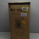 Portable Air Conditioners, 2025 Upgraded 3-in-1 Portable AC with Remote Control, Fast Cooling Evaporative Air Cooler, 3 Speeds, 7H Timer, Air Conditioner for Bedroom, Office, Kitchen (Black)