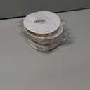 4 x Khaki Velvet Ribbon, Gold Velvet Christmas Ribbon 5/8 Inch Thin, 10 Yd Vintage Ribbons for Christmas Tree Bow Ornaments, Gift Wrapping, Crafts, Choker Necklace, Valentine's Day, Party Decor