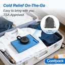 Comfpack Large Refillable Ice Bag for Injuries, FSA Eligible, 14.5" x 10.6" Travel Ice Water Bag with Straps for Cold Therapy, Ice Pack Pain Relief for Swelling, Inflammation, Arthritis, Muscle