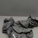 SearchI Waterproof PU Leather Seat Covers for Dining Chairs, 4 Pack Stretch Dining Room Chair Seat Covers, Kitchen Chair Seat Covers Protectors (Grayish)