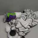 8FT Halloween Inflatables Roof Decorations, Mummy Holding Witch and Black Cat with Bandages, Holiday Blow Up Outdoor Decorations Build-in LED Lights Halloween Party for Outdoor Lawn Yard Patio Decor