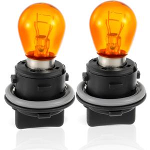 92166-3K000 Front Turn Signal Lamp Socket with Bulb, Fit for 2012-2019 Kia Soul Sport age Forte, 2014-2017 Hyundai Sonata Elantra, Headlight Turn Signal Lamp Holder witn Bulbs (1 Pair)