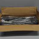 Rebar Stakes 16 inch, Heavy Duty J Hook Ground Stakes, 5/16 inch Curved Steel Tent Stakes Anti Rust Ground Anchors for Chain Link Wire Fencing, Pack of 40, Black