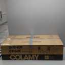 COLAMY Wooden Dining Chairs Set of 4, Spindle High Back Windsor Kitchen Side Chair, Farmhouse Dining Chairs for Kitchen and Dining Room, Light Brown (Oak Finish)