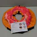 Grand Line Donut Inflatable Collar for Dogs and Cats, Soft Recovery Dog Cone After Surgery, Protective Pet Neck Cone for Dogs, Not Block Vision (Pink, L)