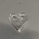 Engraved Wedding Ring Boxes for Ceremony Acrylic Ring Bearer Box for Wedding Proposal Engagement (Heart-Shaped A)