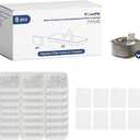 PawsPik Replacement Filters for PawsPik BOSS-01 Wireless Stainless Steel Battery Operated Water Fountain, 8 Pack Filter & Sponges Set for 4 months of Replacement, 5 Layer Filtration