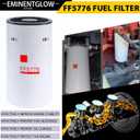 FF5776 Fuel Filter Compatible With Replaces Cummins ISX ISX15 11.9L 15L 16L Engine Replace 2864993 3685306 BF9885 P555776 5599456 FF5825NN Set Of 6