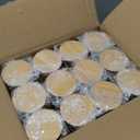 SUPMIND 12 Pack Glass Candle Jars-10oz Clear Empty Candle Jars with Bamboo Lids and Sticky Labels, Bulk Candle Jars for Making Candles Containers - Dishwasher Safe