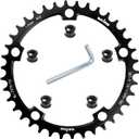 110/130 BCD Chainring 36/38/40/42/44/46/48/50/52/54/56/58/60T Round Narrow Wide Bicycle Chainring with 5 Screws for Road Bike Folding Bicycle