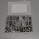 M6 M5 M4 M3 Metric Screw Assortment, Metric Bolts and Nuts Kit（with Lock&Flat washers・Wrenches） Socket Head Cap Screws 304 Stainless Steel Hex Head Metric Screws Assortment Set with Case