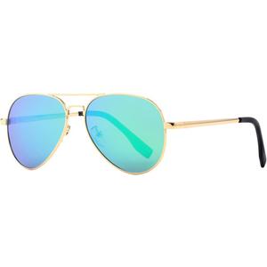 Kids Polarized Aviator Sunglasses for Little Girls Boys Juniors Teenagers, Two Sizes 50MM 52MM